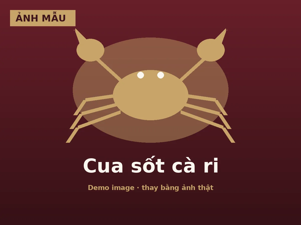 Coconut Curry Crab
