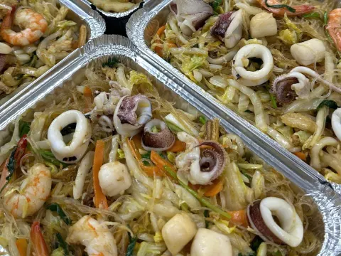 Miến xào hải sản