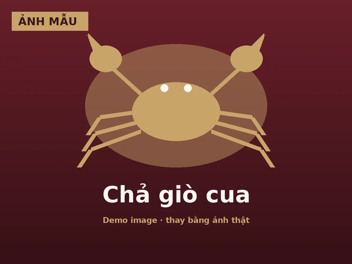 Chả giò cua