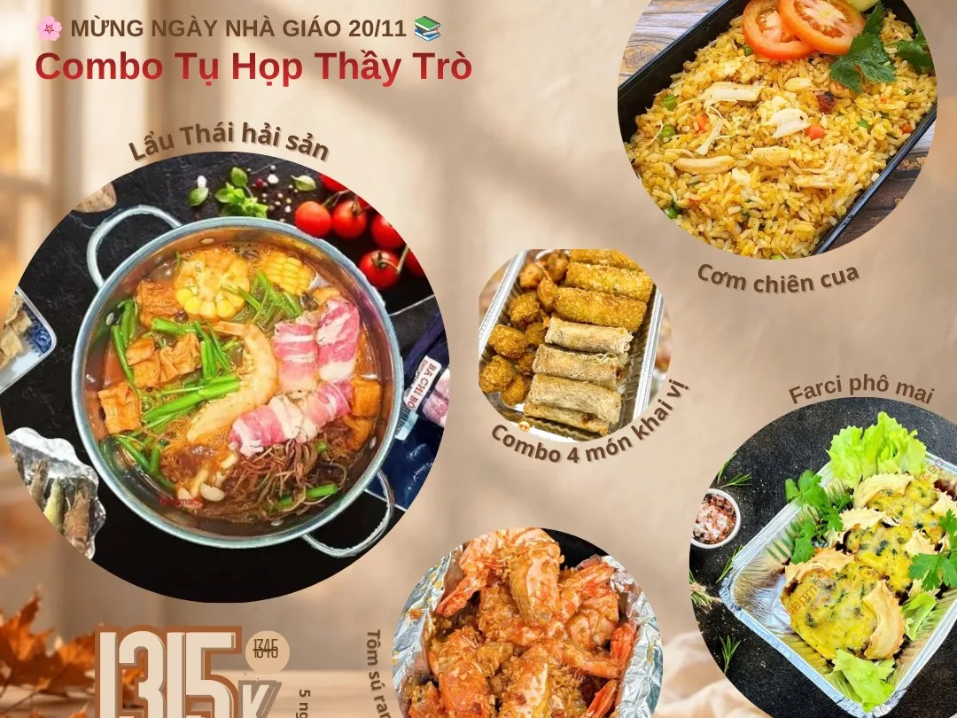 Combo Tụ Họp Thầy Trò