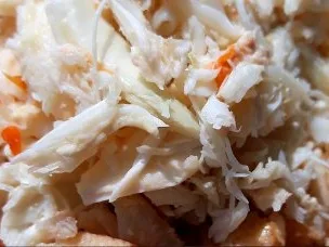 Thịt cua trung