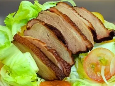 Xà lách lườn ngỗng xông khói