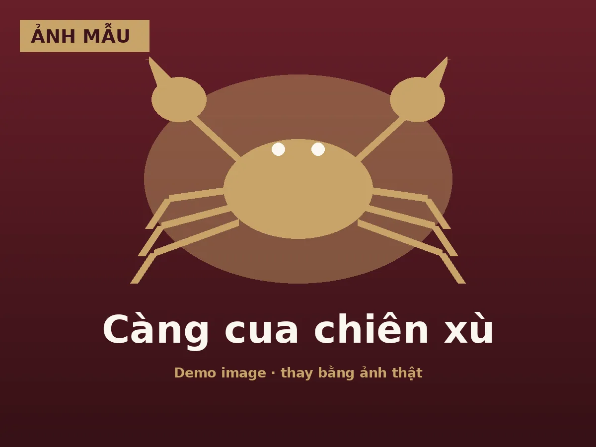 Càng cua chiên xù